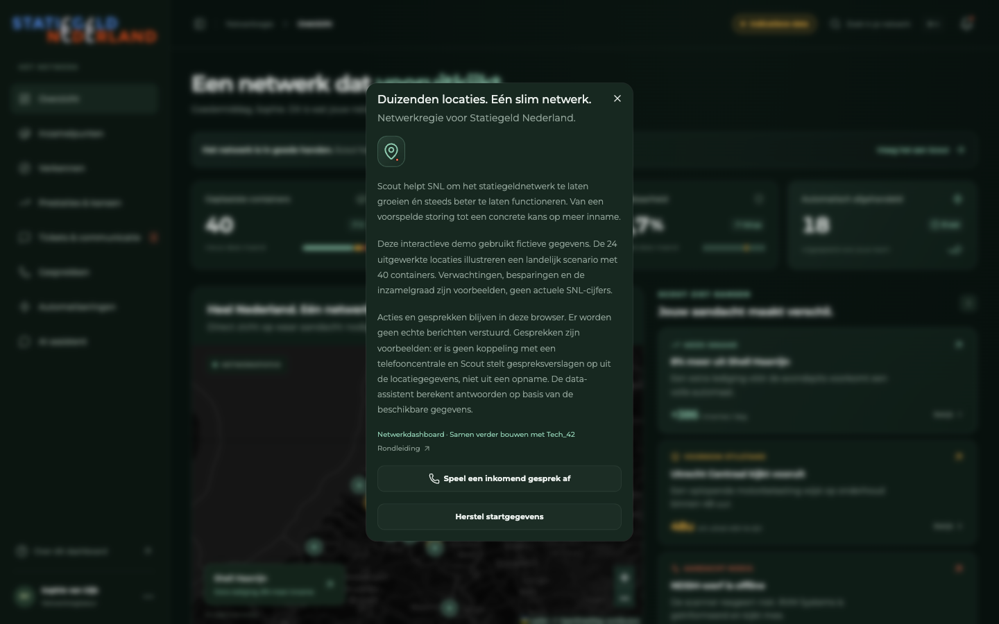 Het venster Over dit dashboard